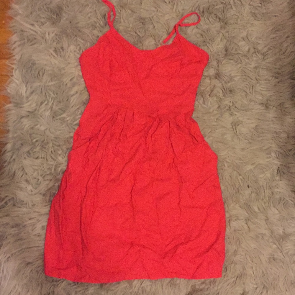 Coral dress